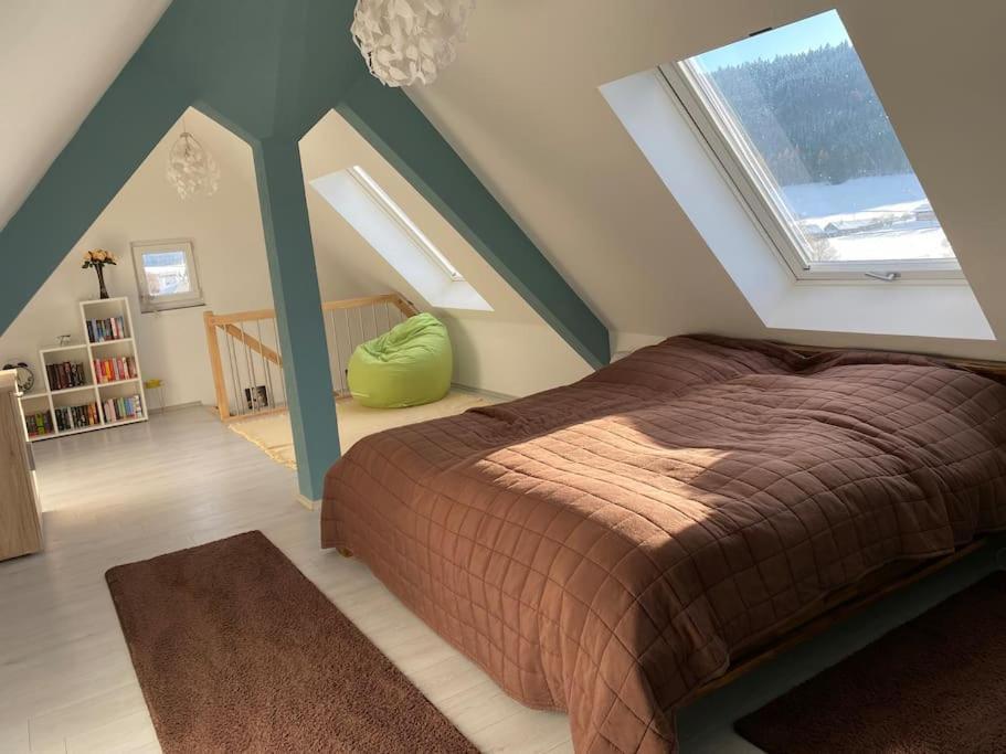 Loft Wohnung Mit Toller Aussicht Messstetten Esterno foto